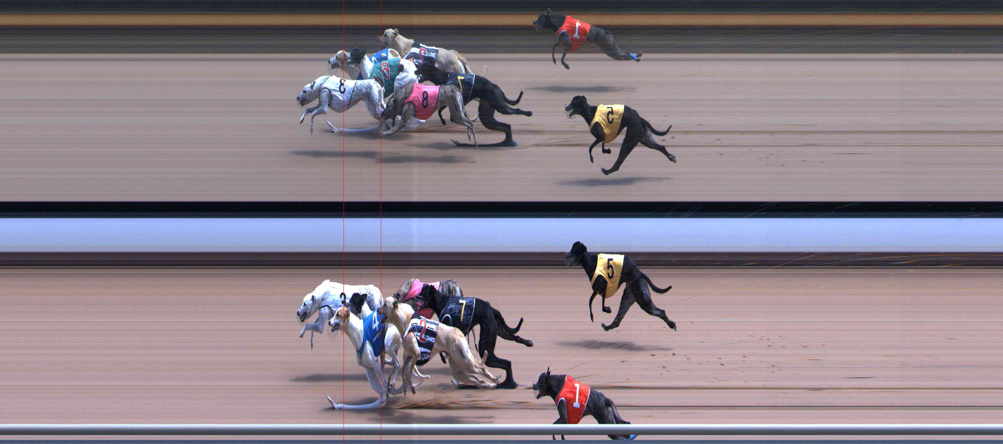 Race result finish photo